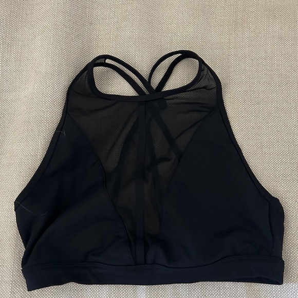 Alo Yoga Empower High Neck Mesh Yoga Bra - Picture 3 of 5